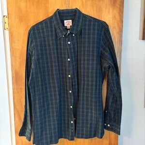 Brooks Brothers Red Fleece Tartan Plaid Blue Green Button up Shirt Sz XL